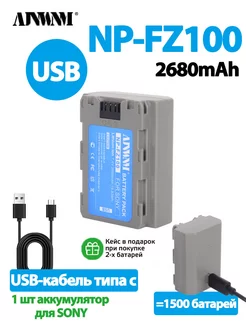 1 шт Литий-ионный аккумулятор Type-C NP-FZ100 USB-C AJNWNM 235928922 купить за 2 635 ₽ в интернет-магазине Wildberries