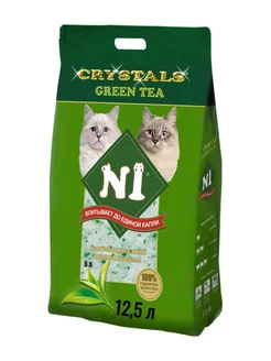 Наполнитель силикагелевый Green Tea 12,5 л