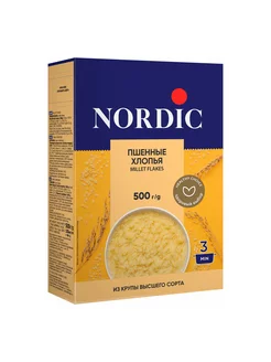 Хлопья Nordic пшенные 500 г