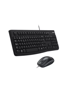 Комплект клавиатура,мышка MK120, черный LOGITECH 236064449 купить за 1 740 ₽ в интернет-магазине Wildberries