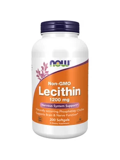 Lecithin Лецитин соевый 1200 мг, 200 капсул