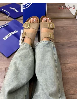 Биркенштоки босоножки из натуральной кожи Birkenstock 236076726 купить за 5 154 ₽ в интернет-магазине Wildberries