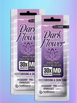 Крем для солярия с бронзатором Dark Flower 30x