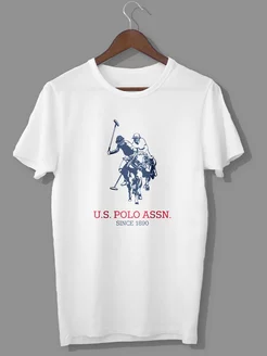 Футболка U.S. POLO ASSN. Polo Ralph Lauren 236100418 купить за 586 ₽ в интернет-магазине Wildberries