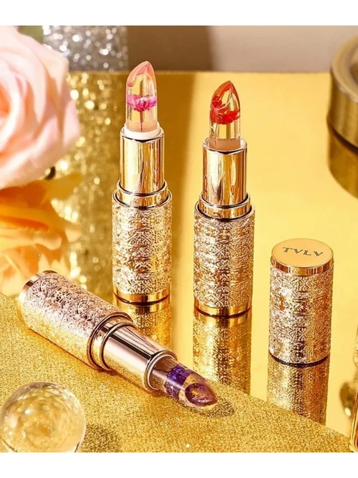 TF COSMETICS Помада для губ увлажняющая с цветком, розовый, фото 5