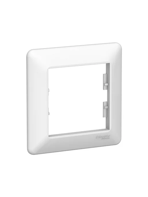 Schneider Electric Рамка EPH5805121 Asfora EM 1 постовая, белый, фото 2