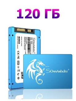 Встроенный твердотельный накопитель 2,5"SATA 3 6,0Гбит/с Blue Dragon SSD 120 ГБ Somnambulist 236146938 купить за 858 ₽ в интернет-магазине Wildberries