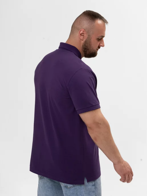 Stark Cotton Футболка поло с коротким рукавом, фиолетовый, фото 2