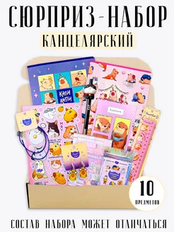 Канцелярский подарочный бокс Капибара Sweet Cat BOX 236264664 купить за 603 ₽ в интернет-магазине Wildberries