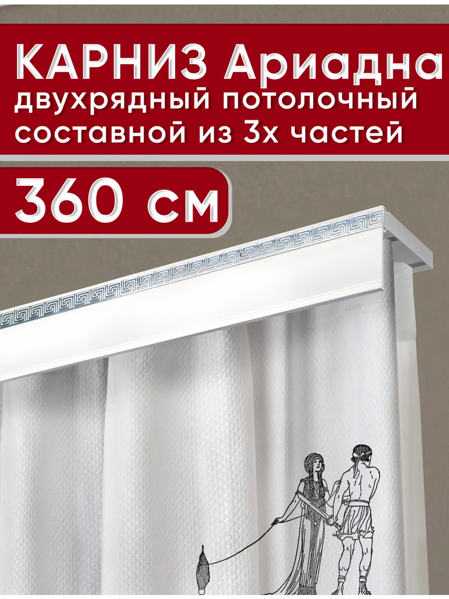 Карниз для штор потолочный...