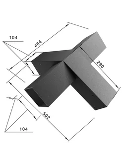 Кронштейн крепление для беседки садовой QUATRO ROOF 30 1шт