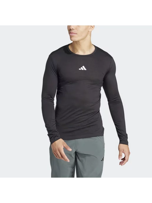 adidas Лонгслив WO LONGSLEEVE, черный, фото 3
