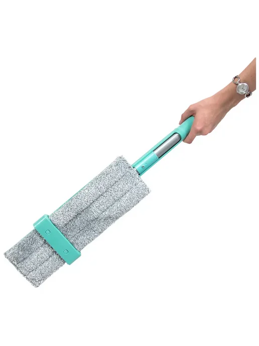 HAUSMANN Швабра для влажной уборки Dry Hands COMPACT HM-62NA, зеленый, фото 4