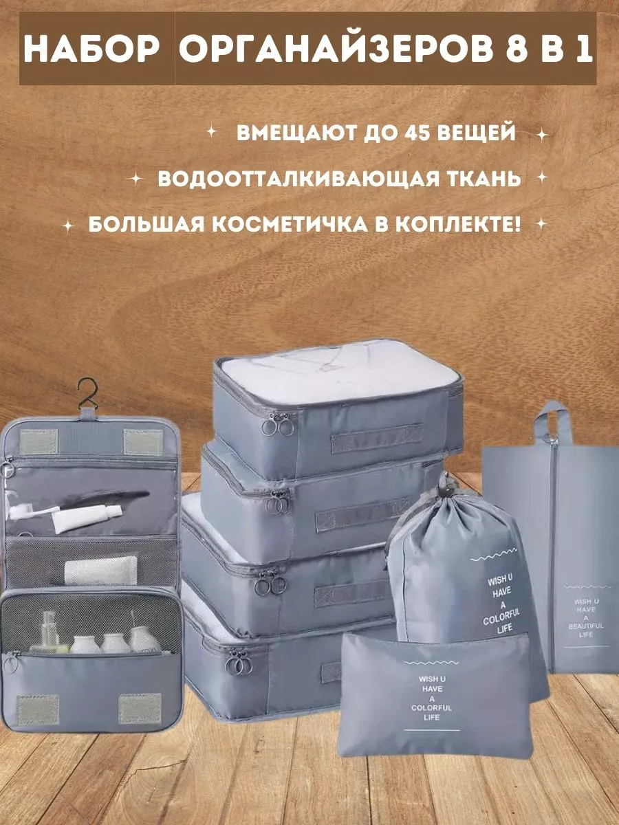 Органайзер дорожный для чемодана для путешествий