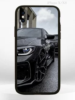 Чехол на Apple iPhone X, iPhone XS с принтом коллаж BMW