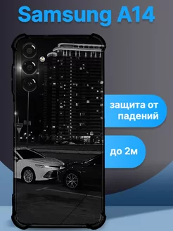 Чехол на Samsung A14 с принтом Машина