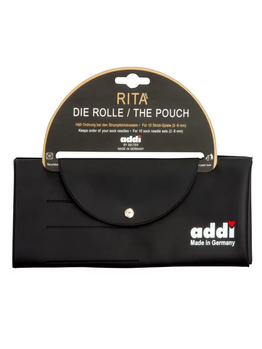 Addi Органайзер для хранения чулочных спиц, 10 ячеек 22х30 см, 22x30 см