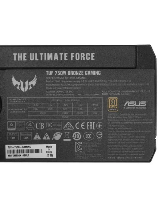 Asus Блок питания компьютера TUF-750B-GAMING, черный, фото 5