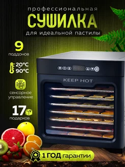 Сушилка для овощей и фруктов, дегидратор для пастилы DSC-08C Keep Hot 236452624 купить за 17 467 ₽ в интернет-магазине Wildberries