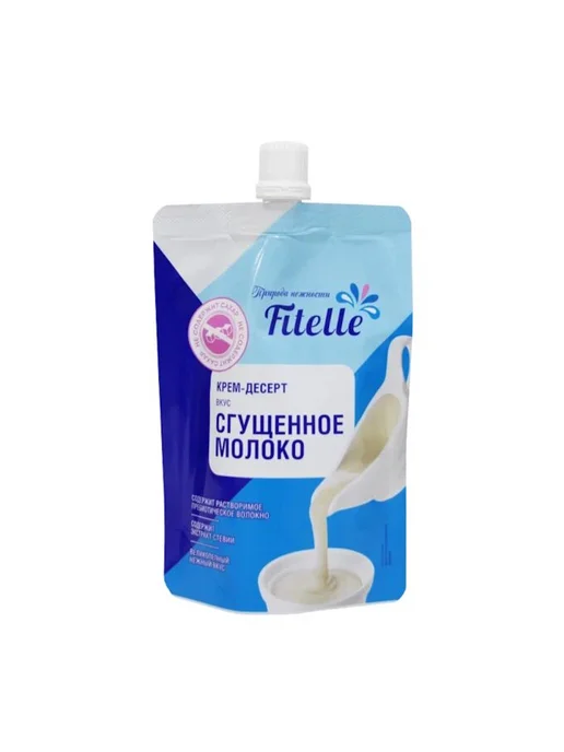 Fitelle Крем-десерт Сгущенное молоко 100 гр, 100 г