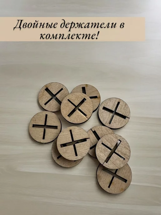LIMWOOD Фитиль деревянный 10х100мм с держателем, 10 шт, 10 шт, фото 3