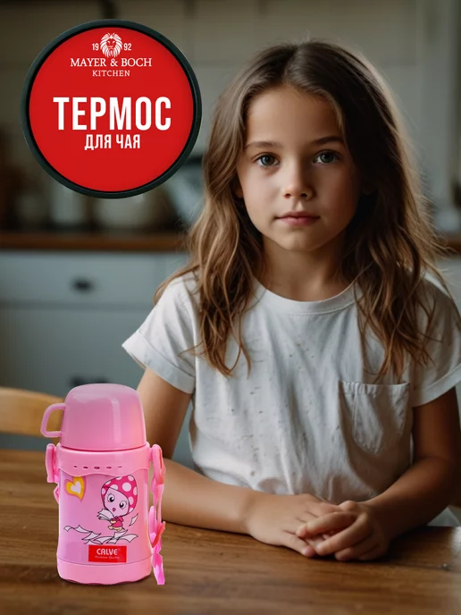 Термос детский для воды 0,4 л - фото 8