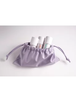 Косметичка из экокожи лаванда