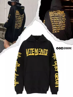 VETEMENTS WORLD TOUR 21 ヴェトモン　ユニセックス　登坂 Худи Ветмо WORLD TOUR VETEMENTS 236508897 купить за 539,15 с. в