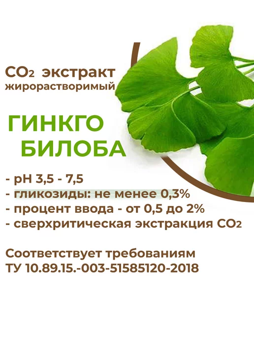 ST-Cosmetics СО2 экстракт гинкго билоба, 30 гр, 30 г, фото 3