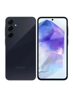 Смартфон Galaxy A55 8 128Gb Navy Tемно-синий Samsung 236581669 купить за 32 085 ₽ в интернет-магазине Wildberries