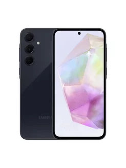 Смартфон Galaxy A35 6 128Gb Navy Tемно-синий Samsung 236581758 купить за 22 967 ₽ в интернет-магазине Wildberries