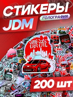 Наклейки, на авто jdm голографические Stickeria 236583995 купить за 298 ₽ в интернет-магазине Wildberries