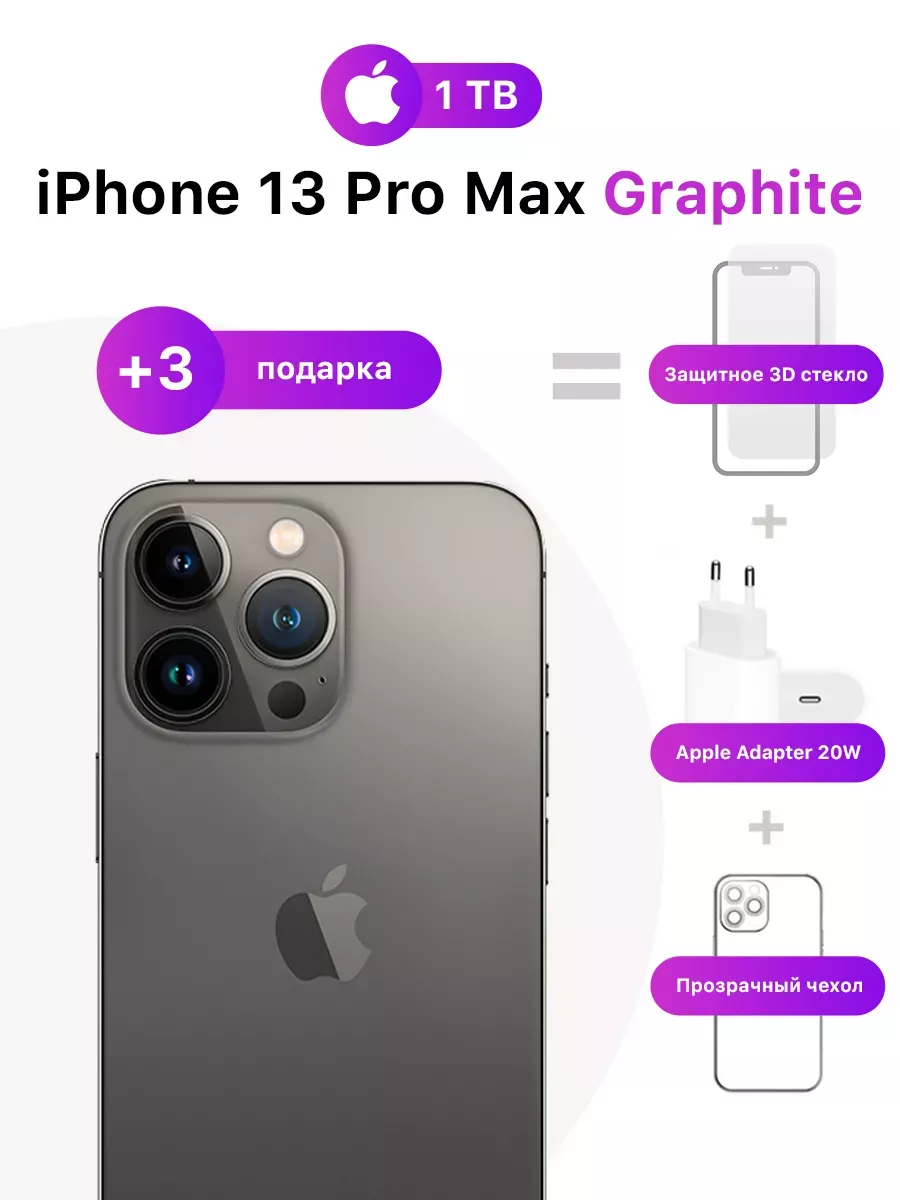 iPhone 13 Pro Max 1 ТБ черный...