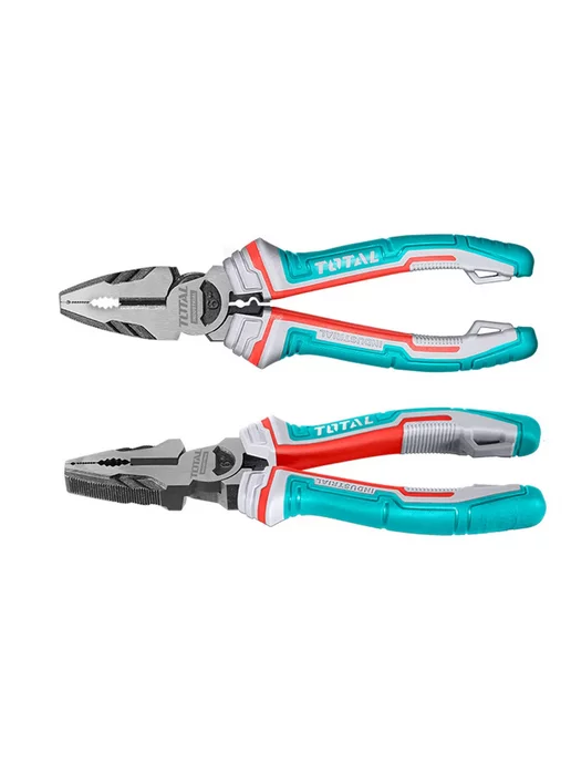 TOTAL tools Усиленные плоскогубцы 160мм, голубой, фото 2