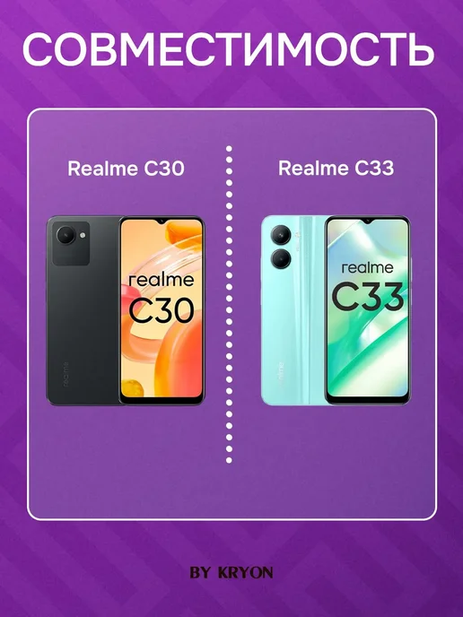 Kryon Дисплей для Realme C30, C33, вариант, фото 5