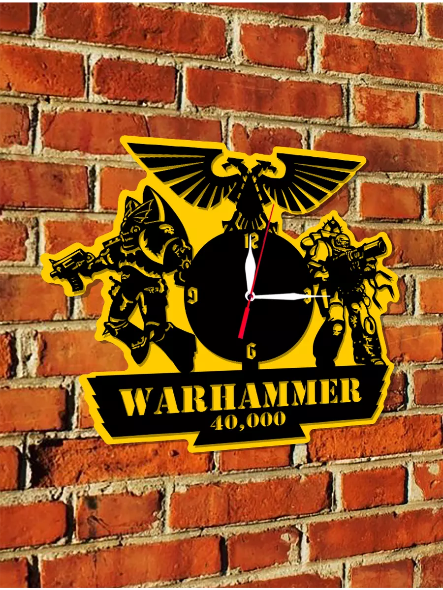 Настенные часы Warhammer 40,000, Вархаммер — фото 2