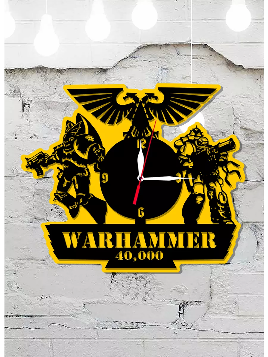 Настенные часы Warhammer 40,000, Вархаммер — фото 4