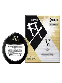 Sante FX V+ Японские капли для глаз 12мл SANTEN 236694181 купить за 712 ₽ в интернет-магазине Wildberries