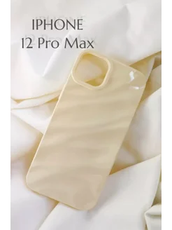 Стильный чехол для айфона 12 Pro Max силиконовый