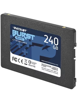 Накопитель SSD Patriot Burst Elite, 240 Гб Patriot 236716089 купить за 2 054 ₽ в интернет-магазине Wildberries