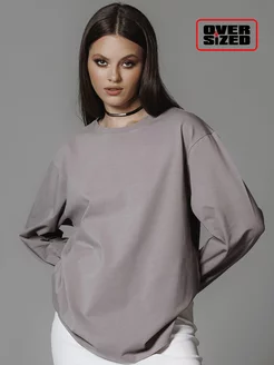 Лонгслив оверсайз OVERSIZED 236734789 купить за 1 108 ₽ в интернет-магазине Wildberries