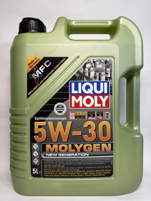  Моторное масло Liqui Moly 5W30 Molygen 5л