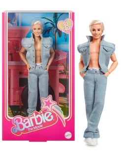 Кукла Ken The Movie в джинсовом костюме HRF27 Barbie 236802895 купить за 6 461 ₽ в интернет-магазине Wildberries