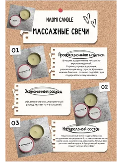 Массажная свеча для массажа