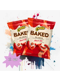 Чипсы Читос Crunchy Baked Flamin' Hot USA 2 шт