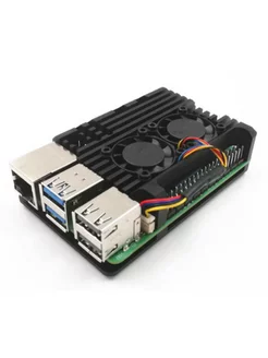 Raspberry Pi 5 PWM корпус с 2 кулерами, 4 скорости mrm-power 236877815 купить за 1 514 ₽ в интернет-магазине Wildberries