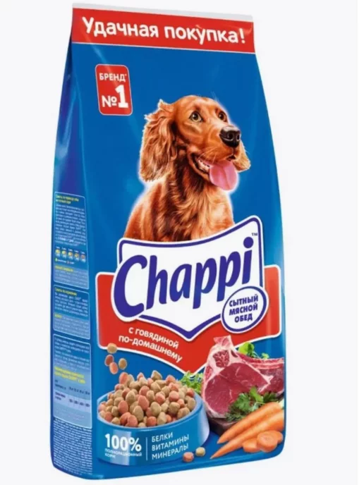 Сухой корм CHAPPI Чаппи По-Домашнему для собак, говядина, 2,5 кг, фото 4