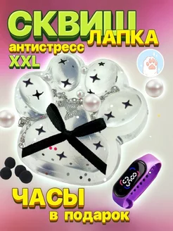 Игрушка антистресс котика Сквиш лапка 236913230 купить за 379 ₽ в интернет-магазине Wildberries