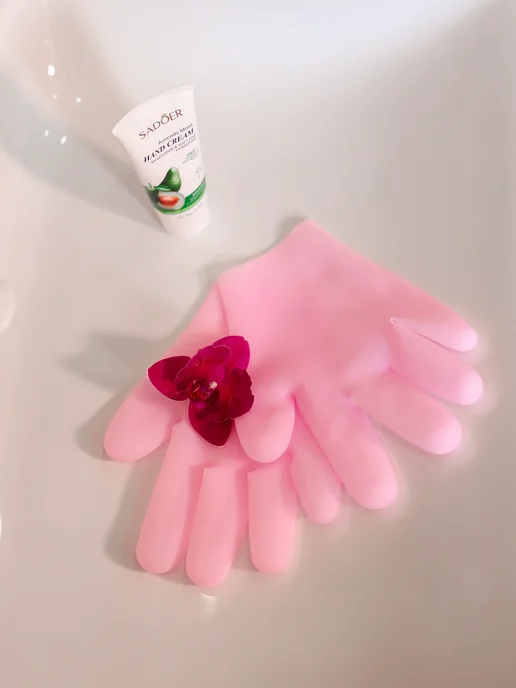 Datz Latz Силиконовые перчатки косметические для маникюра, вариант, фото 3