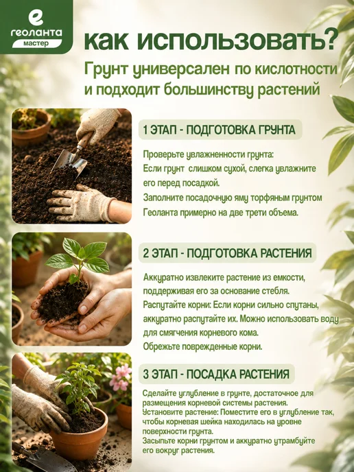 Земля для цветов комнатных, грунт 25 литров, Земля цветов торф нейтральный, фото 6